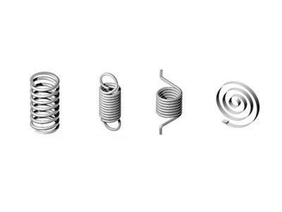 Stainless Steel Compression Hair Clip Double Torsion Pressure Spiral Spring