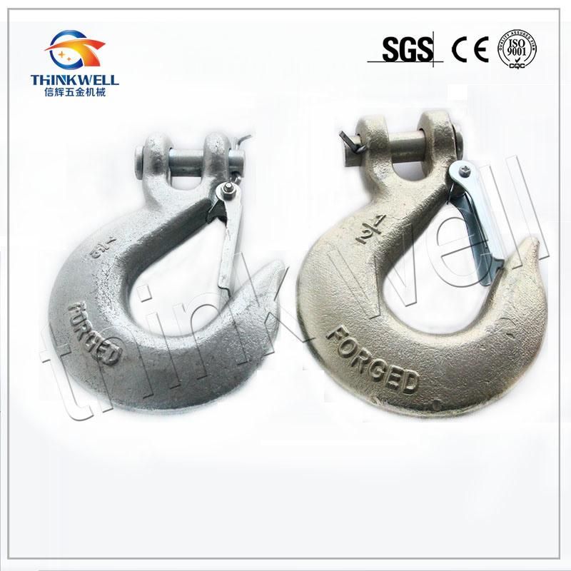 G70 Forging Galvanized Clevis Slip Hook with Latch