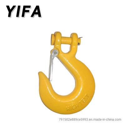 High Strength Lifting Rig Clevis Slip Hook with Latch