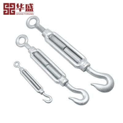 Drop Forged Galvanized Steel Wire Rope Turnbuckle