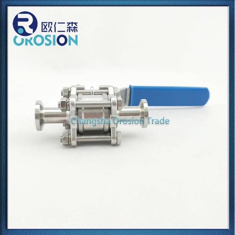 1inch Tc 3PC Ball Valve for Stainless Steel