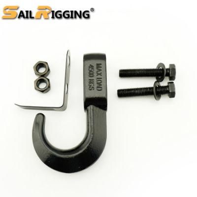 Carbon Steel Trailer Pintle Receiver Mount Tow Hook