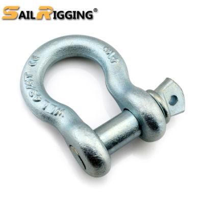 Carbon Steel U. S. Type Screw Pin Bow Shackle