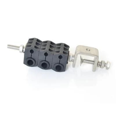 6 Way Flexline Wholesale Fiber Optic Dual Cable Hanger for 4.0-7.0mm Cable