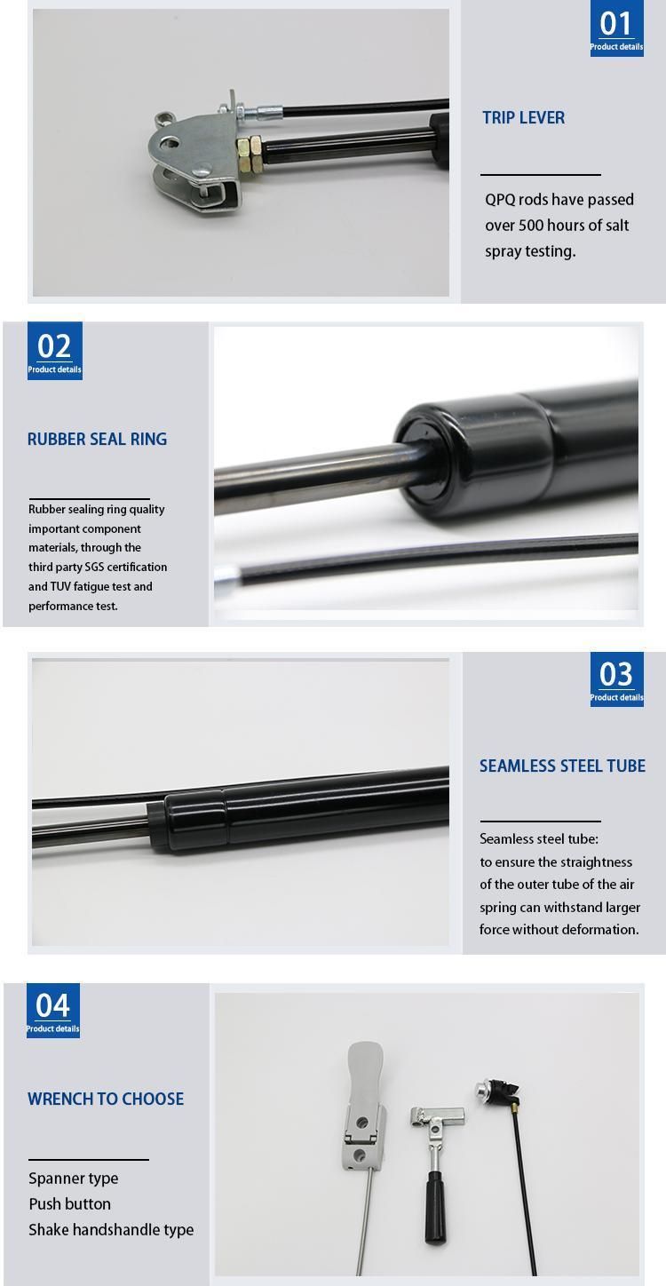 Lift Gas Struts Adjustable Pneumatic Cylinder Spring for Lifting Table