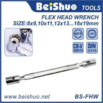 Double Hex End Flexible Socket Wrench