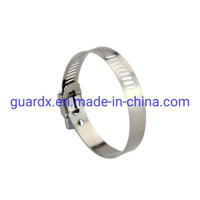 Pipe Fitting Wire Rope Spring Cable Metal Worm Drive Pipe Hose Clip Clamp