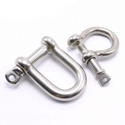 Stainless Steel 304 Heavy Duty D Type Anchor Shackle Bow Shackles