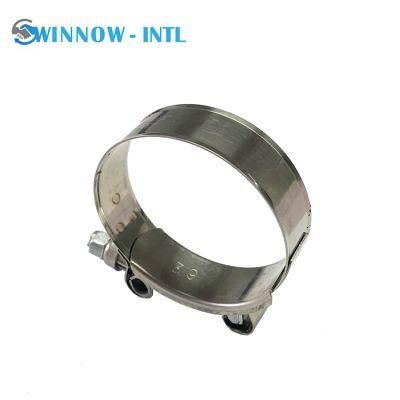 19 mm Bandwidth Stainless Steel T Bolt Pipe Clamp