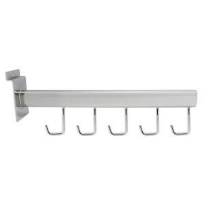 Metal Slatwall Faceout Display Hook with 5 Hooks