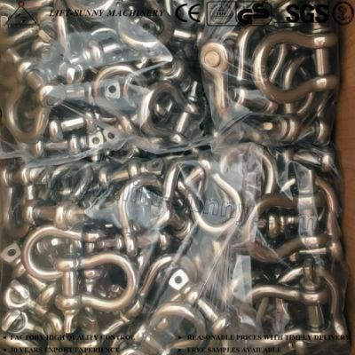 G209 Us Type 316/304 Stainless Steel Screw Pin Anchor Shackles