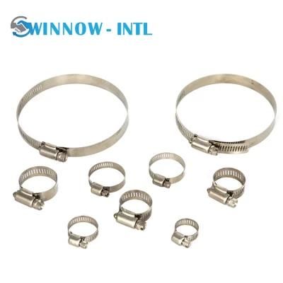 Stainless Steel/Titanium Galvanized American Type Hose Clamp