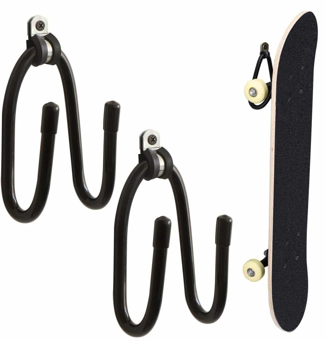 Wall Mounted Flexible Skateboard Storage Rack Display Stand