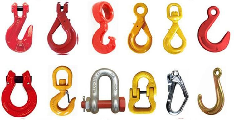 Black Oiled G80 Short Link Lifting Chain with Ring