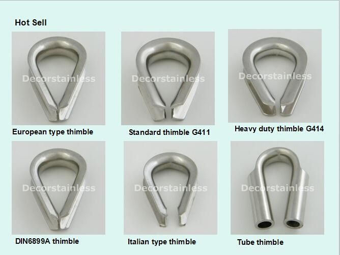 Stainless Steel G411 Wire Rope Thimble