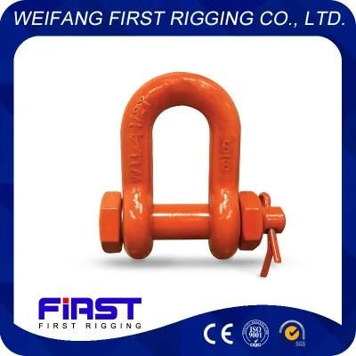 G2150 Galvanized Us Type Drop Forged D Shackle