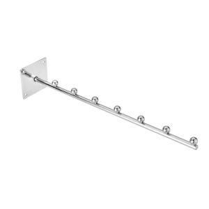 Metal Chrome Wall Mounted Display Hook with 7 Beads