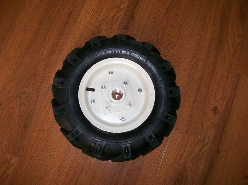 Reliable High Quality High Load Capacity Metal Rim Pneumatic Rubber Wheel (4.00-8)
