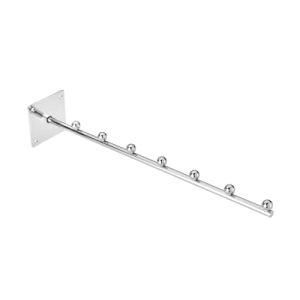 Metal Chrome 7 Balls Slim Wire Display Hook