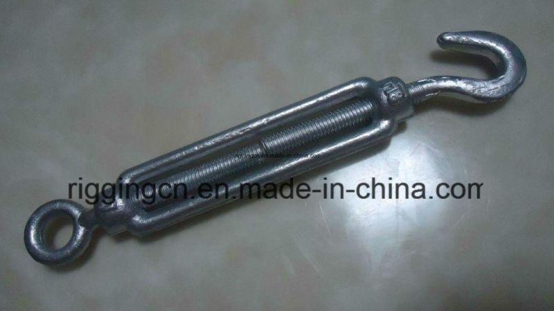 Galvanized Casting Malleable DIN 1480 Turnbuckle with Hook Hook