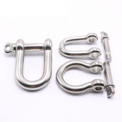 Galvanized Screw Pin Us Dee Type Marine Rigging Chain D Shackle