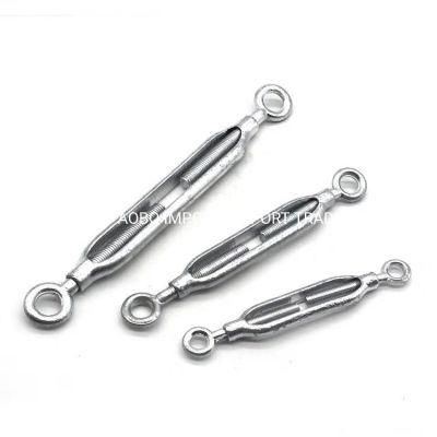 DIN1480 Drop Forged Galvanized Carbon Steel Hook and Eye Turnbuckle