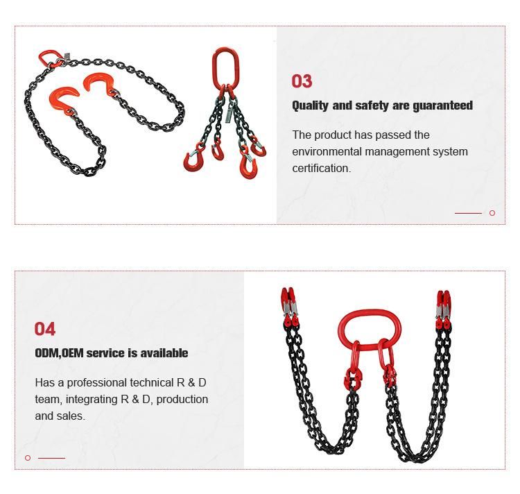 G43-G70 Stainless Steel Chain Lifting Chain Short Link Chain with Hook