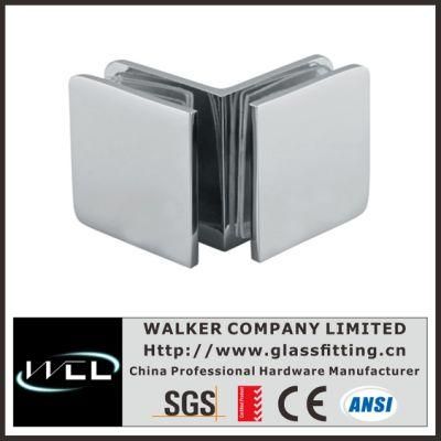 90 Degree Glass to Glass Shower Door Square Glass Bracket (BC102-90)