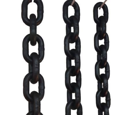 Black Oxidated DIN En818-2 G80 Load Short Link Lifting Chain