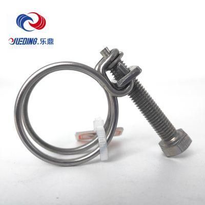 Double Wire Type Hose Clamps with Handle