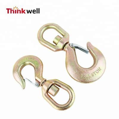 Forged Drop Safety Hoist S322 Swivel Hook with Bearing