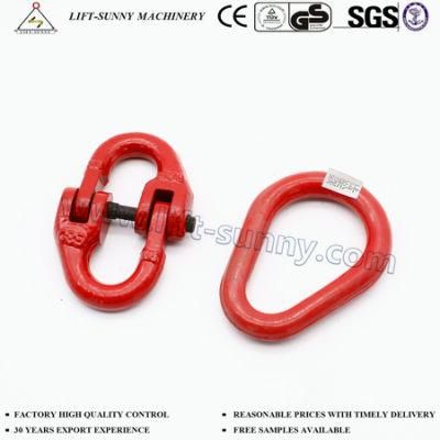 Forged Alloy Steel G80/70 Oblong Master Link/Connecting Link/Pear Link