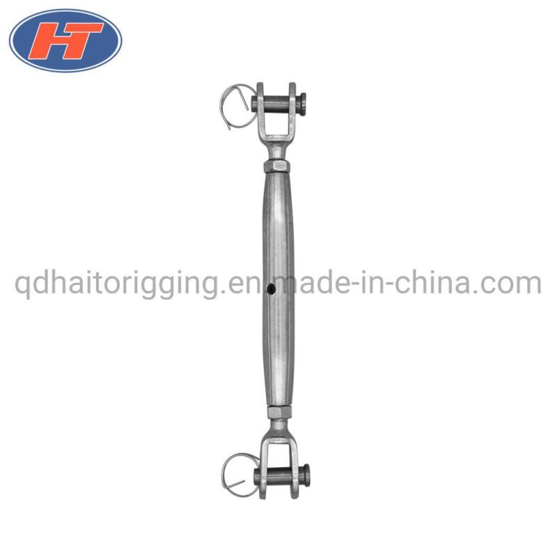 Selected Material AISI304/316 Rigging Screw Turnbuckle with Jaw&Jaw