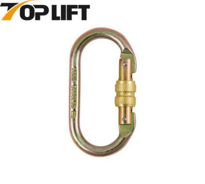 25kn China Factory Sales Multitype Steel Locking Carabiner