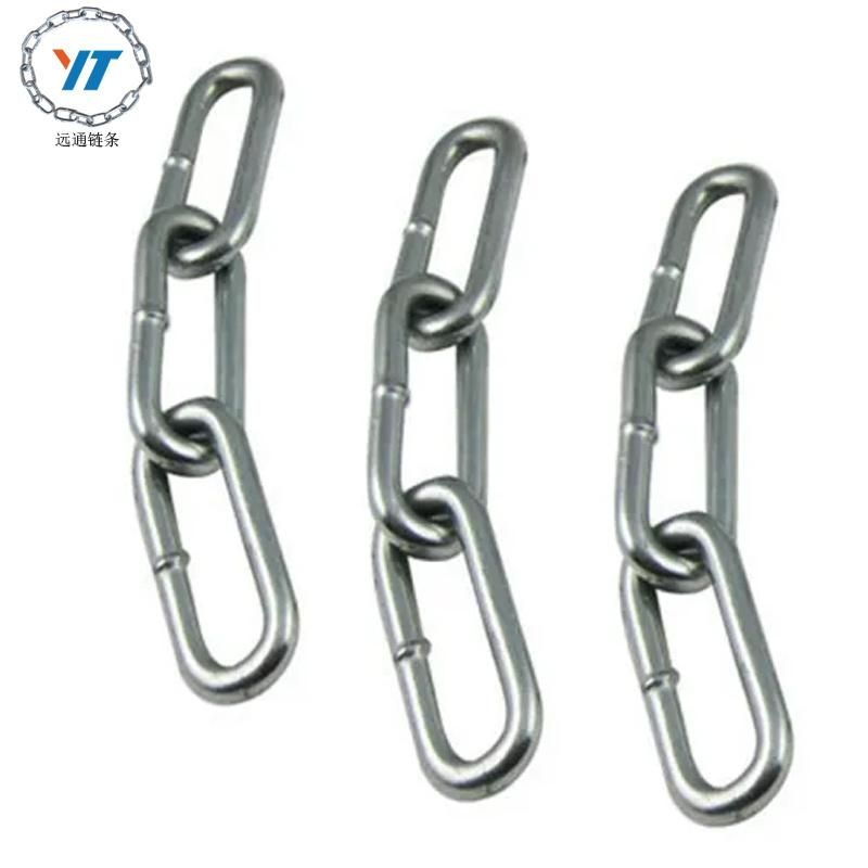 G30 Galvanized DIN766 3mm Short Link Chain Produced in Linyi Factory