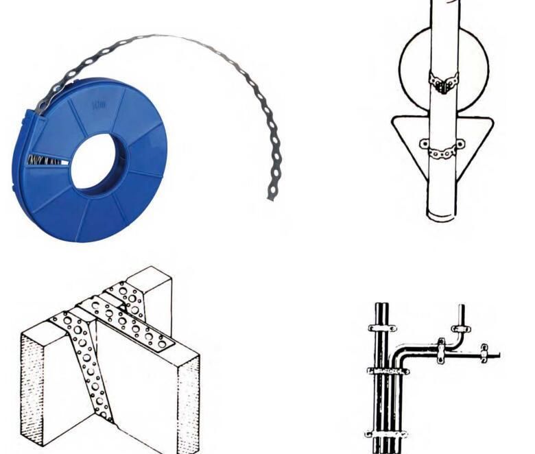 Rounded Perforated Banding Cutting Belt