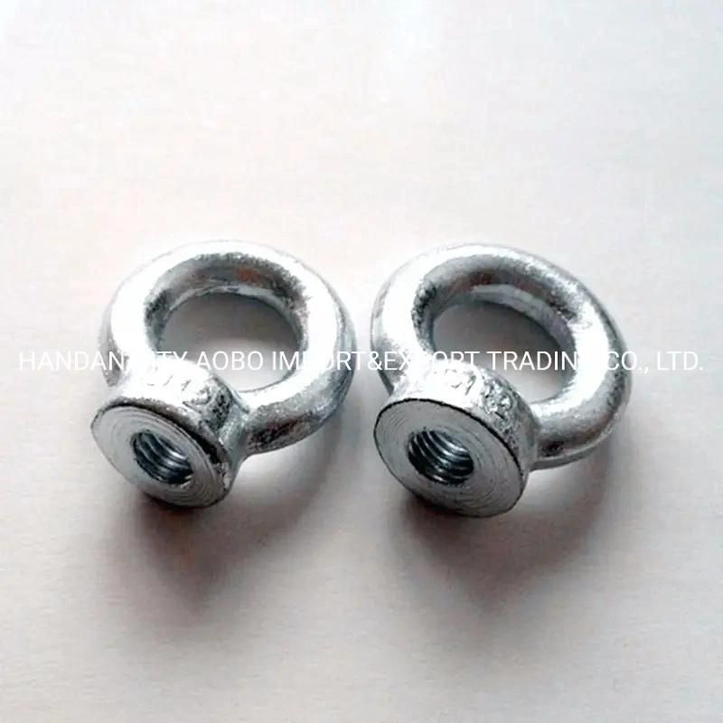 Fastener Wholesaler Zinc Plated DIN582 Lifting Ring Shape Eye Nut