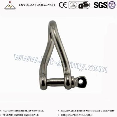 304 316 Stainless Steel European Type Twisted Shackle