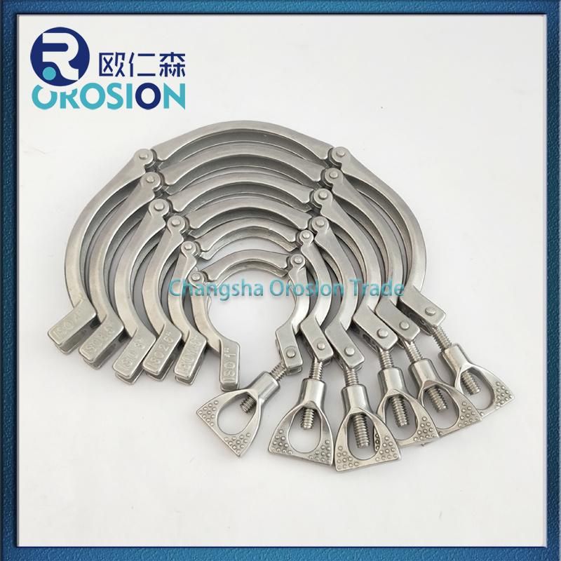 Sanitary Stainless Steel 2.5inch 3PC Clamp