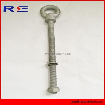 Galvanized Shoulder Eye Bolt for Pole Line Hardware