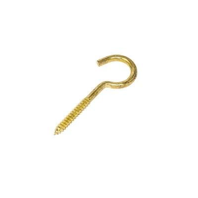 Metal Ceiling Drill Coated Cup Open Eye Screw Hook Great for Indoor Outdoor Use