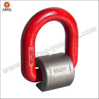 High Quality G80 Lifting Points Weld on Pivoting D Link Ring with Wrap