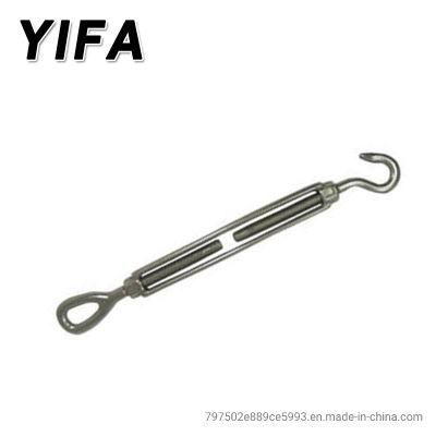 Hardware Galvanized Steel Us Type Eye&Hook Turnbuckle Stainless Steel Turnbuckle