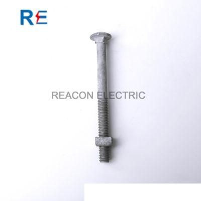 Round Head Carriage Bolt for Pole Line Hardware Hot DIP Galvanized
