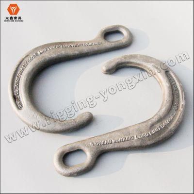 High Temperature Quenching Steel S Shaped Hooks for Lifting Rigging