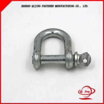 Factory Supplies Types of Galvanized D Shackle, Forged Us D Type G210, G2130, G2150, Carbon Steel and Stainless Steel