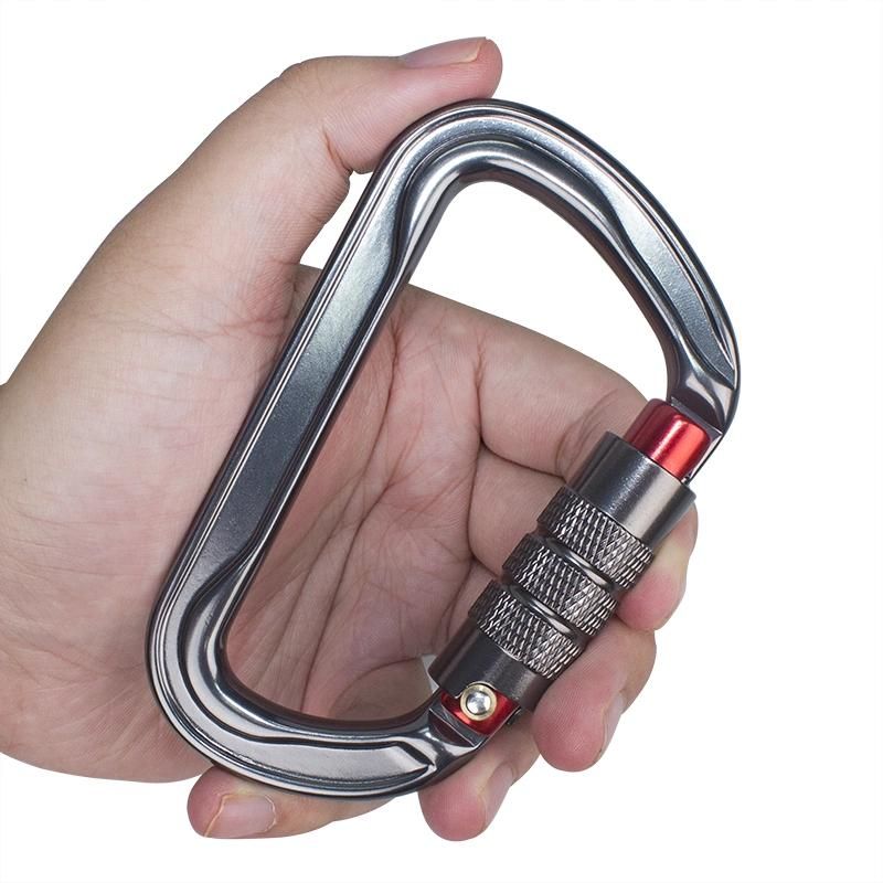 Kingslings 30kn Aluminum Carabiner 3t Twist Locking Carabiner Hook