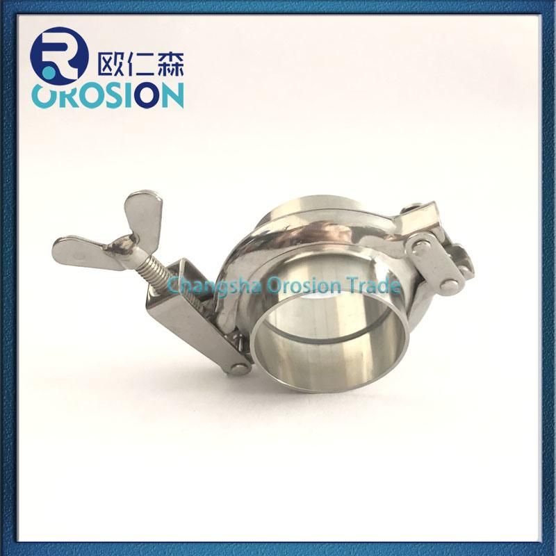 Sanitary Stainless Steel Tri Clamp Double Pin Clamp