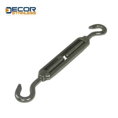 Stainless Steel Hook to Hook Open Body Turnbuckle