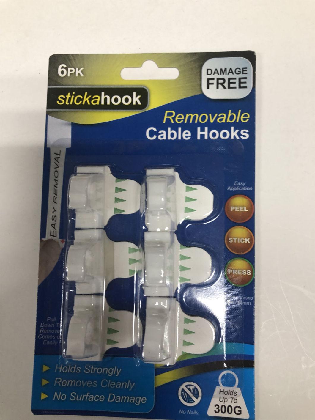 Stick Type Household Square Plastic Hook
